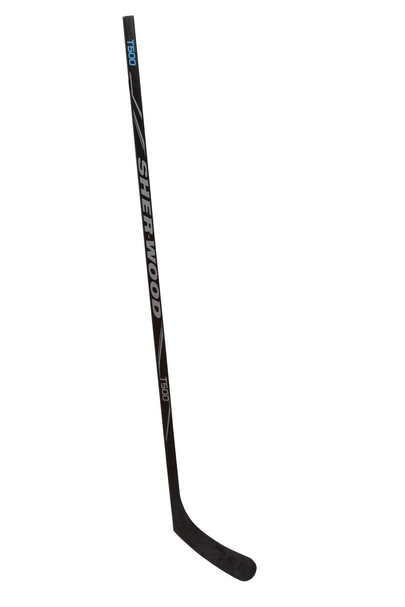 Sherwood T500 Wood Street Hockey Stick with Injected Blade, Senior Z6