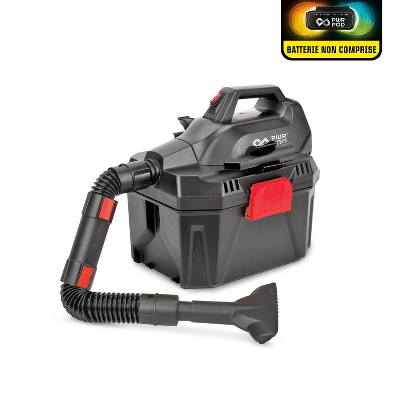 Shop-Vac 20V Cordless Wet/Dry Shop Vacuum, 7.5-L, Tool Only, PWR POD Compatible R2