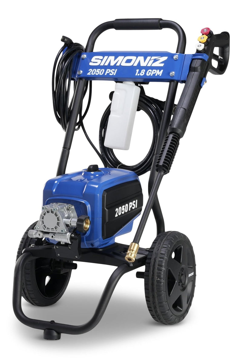 Simoniz 2050 PSI Electric Pressure Washer with Foam Blaster V3