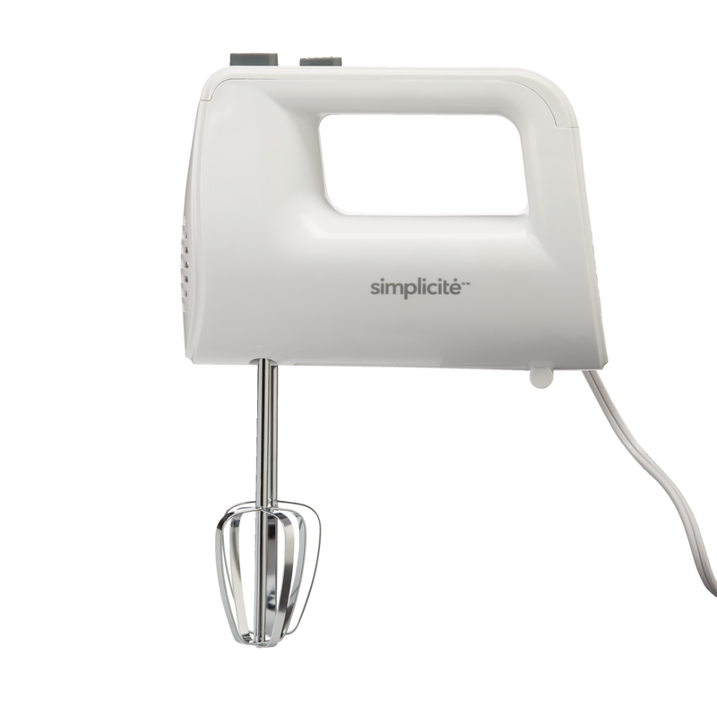 Simplicité 5-Speed Hand Mixer, White F7