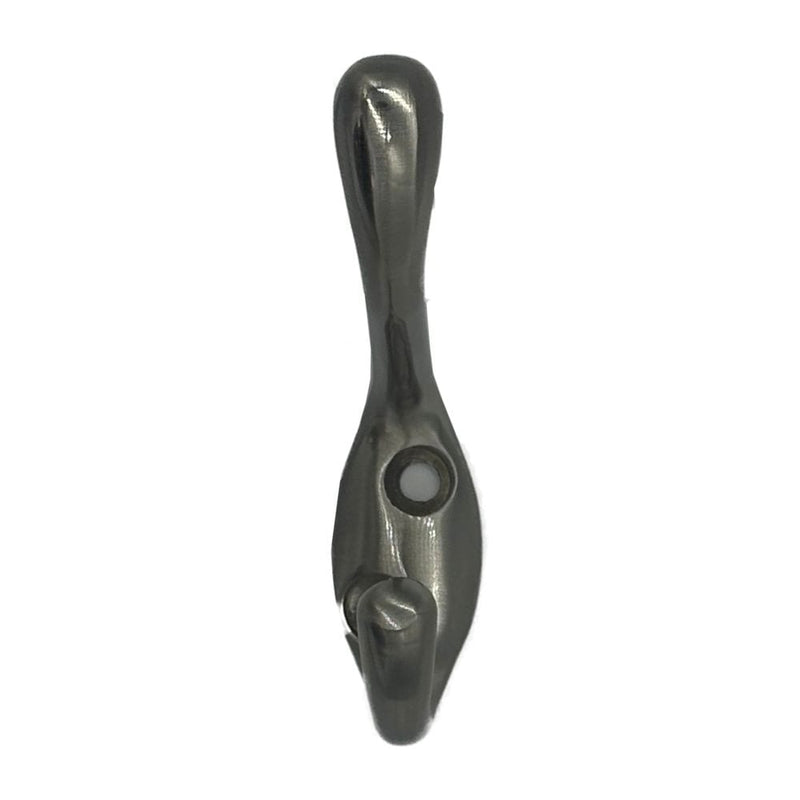Single Hook, 3.5", Matte Nickel, 3pk M0
