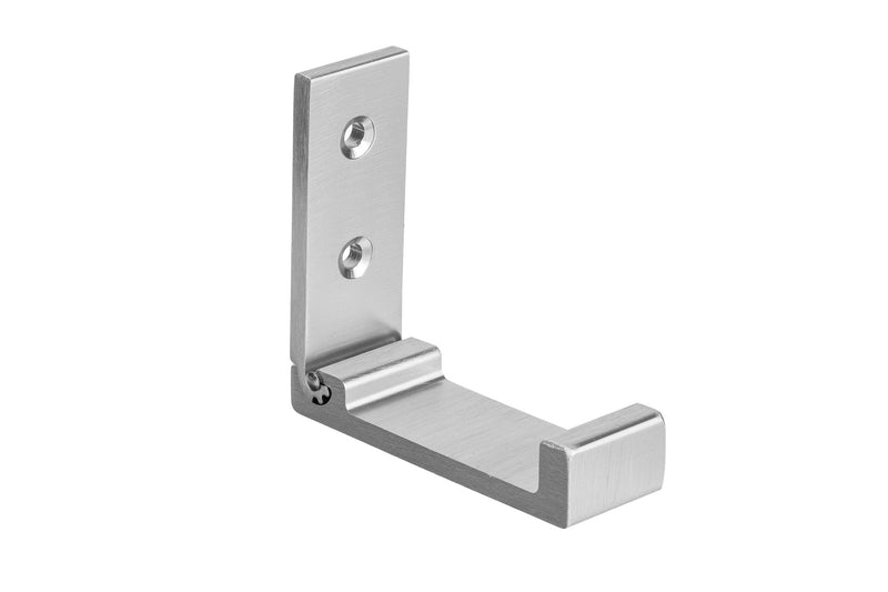 Single Metal Flip Hook, Brushed Nickel L9