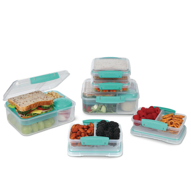 Sistema Bento To-Go Box, 6-pk, Assorted Colours U9