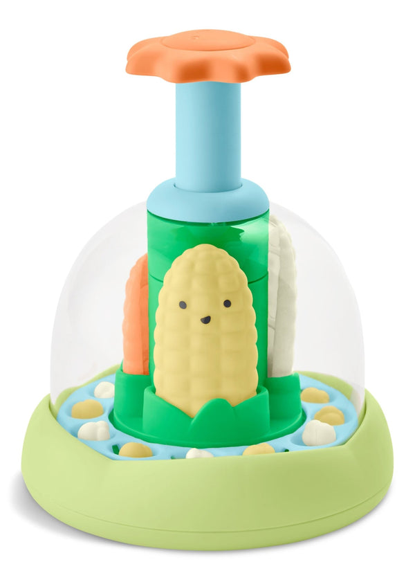 Skip Hop Farmstand Push & Spin Popper Baby Learning Toy, Ages 6m+ Z8