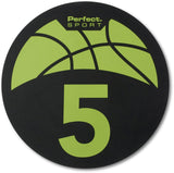 SKLZ Shot Spotz Indoor/Outdoor Numbered Basketball Training Markers with Digital Timer