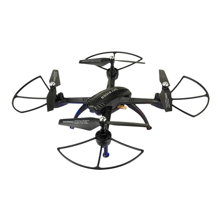 Sky Rider X-11 Stratosphere Quadcopter Drone with Wi-Fi Camera, Black G0