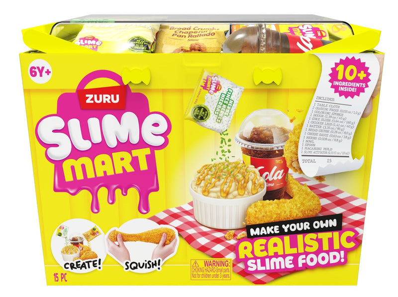 Slime Mart Small Shopping Basket, Series 2, Fast Food, Yellow M9