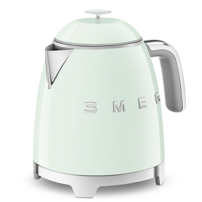 Smeg 50's 1400W Retro Style Electric Mini Countertop Kettle with Cordless Base, Pastel Green, 0.8-L Y3