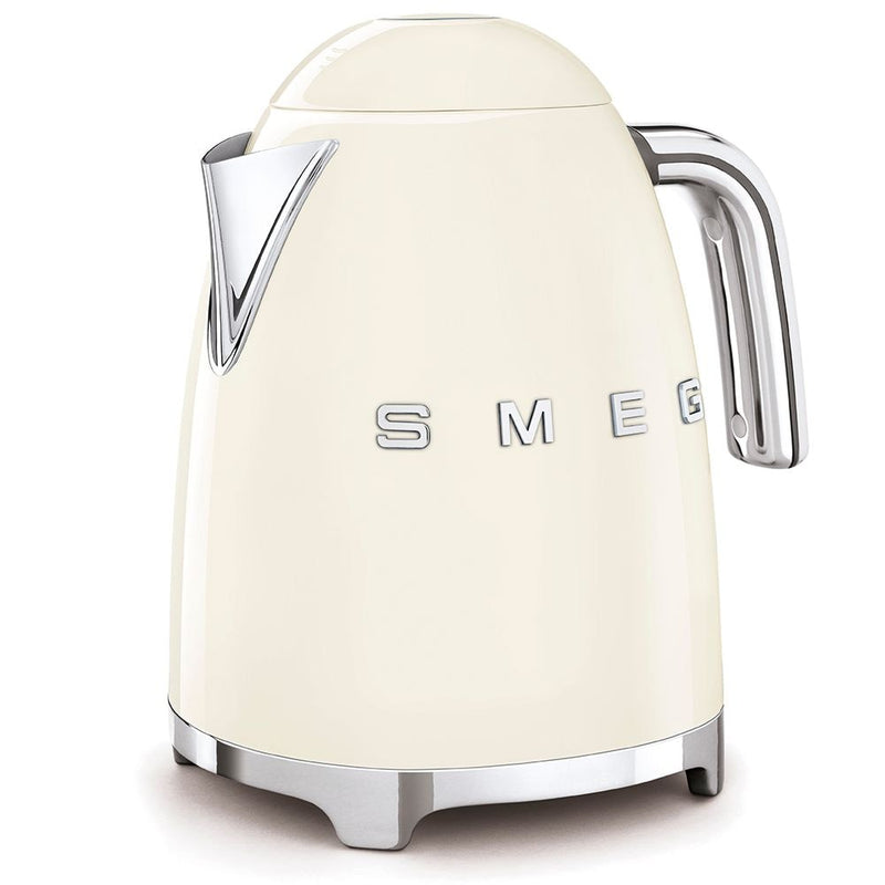 Smeg 50s Retro Style Fix Temperature Countertop Kettle, 1400W, 1.7-L, Cream S5