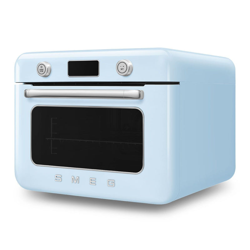 SMEG Combi Multifunction Steam Oven with Airfry, Pastel Blue K4