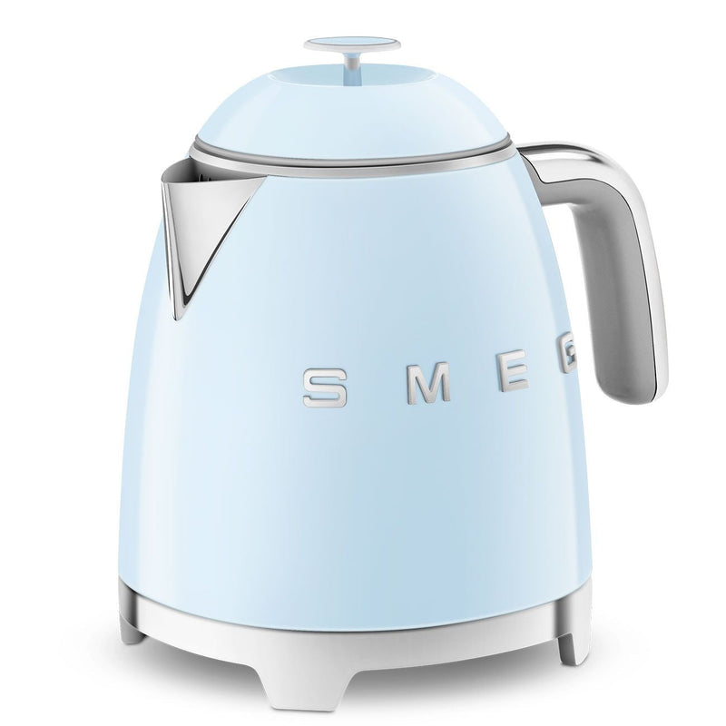 Smeg Retro Style Electric Mini Kettle with Cordless Base, Light Blue, 0.8-L N7