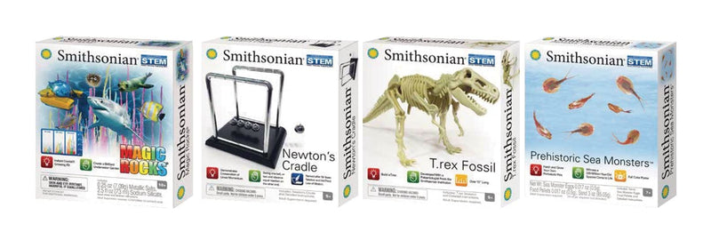 Smithsonian STEM 4-in-1 Micro Science Super Value Pack For Kids, Ages 8+ H0