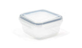 Snaplock Clear Rectangular Clear Food Storage Container with Lid, Nestable, 1.1-L