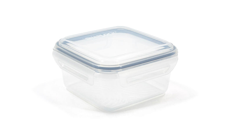 Snaplock Clear Rectangular Clear Food Storage Container with Lid, Nestable, 1.1-L V1
