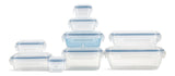 Snaplock Food Storage Container Set with Airtight & Leakproof Seal, Nestable, 9 Count