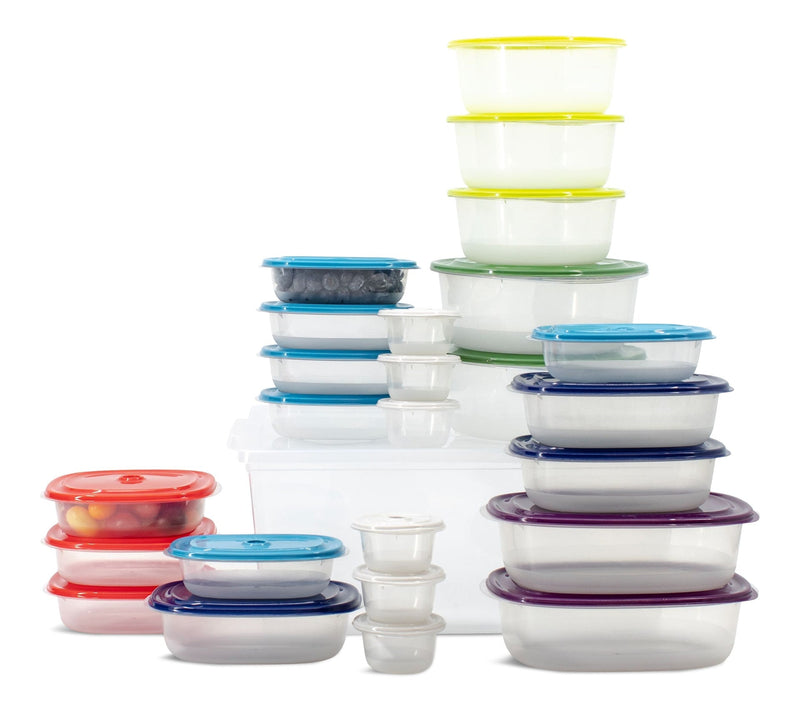 Snaptop Polypropylene Food Storage Container Set with Lids, 26 Count W8