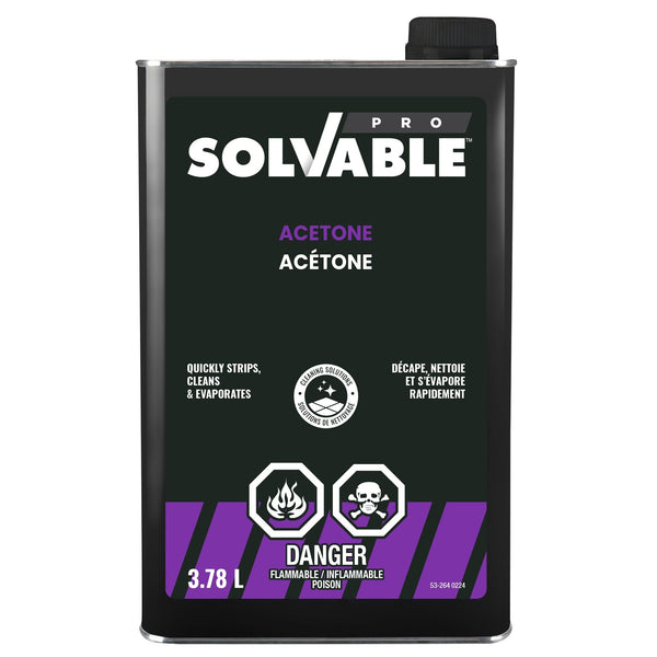 Solvable Professional Grade Acetone, 3.78-L G7