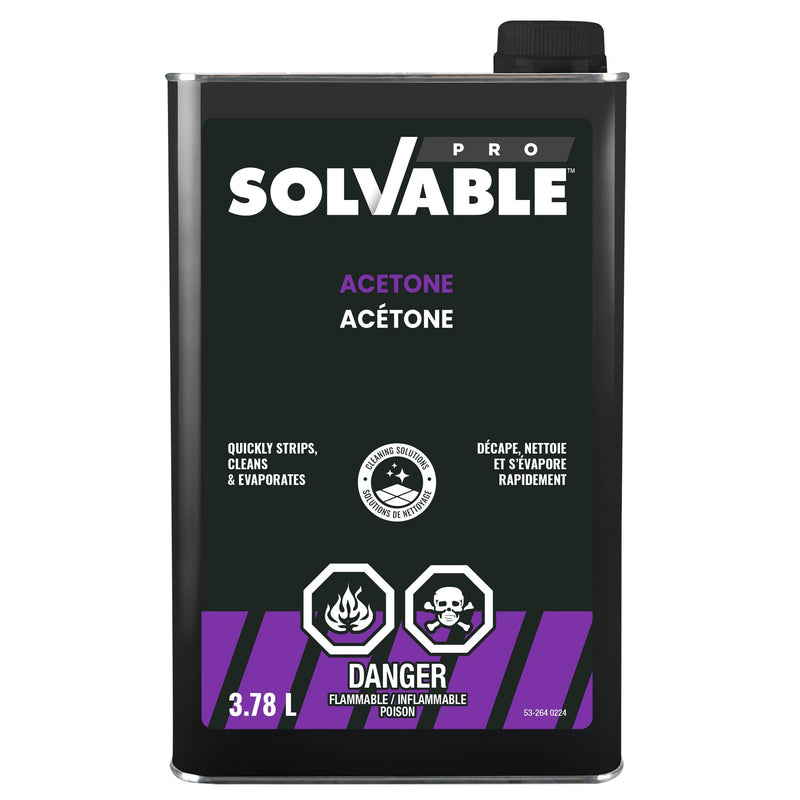 Solvable Professional Grade Acetone, 3.78-L G7