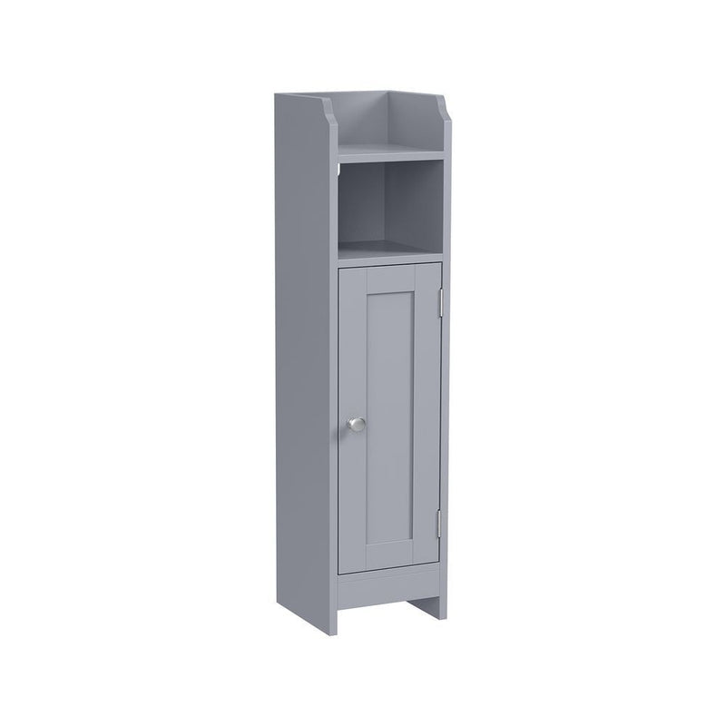 Songmics Home 6-Tier Dove Grey Cabinet with 5 Adjustable Shelves U6