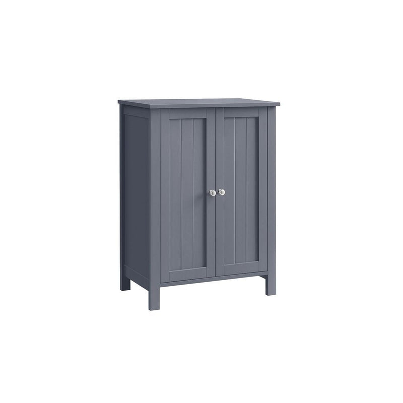 Songmics Home Dove Grey Floor Cabinet with 2 Adjustable Shelves Y4