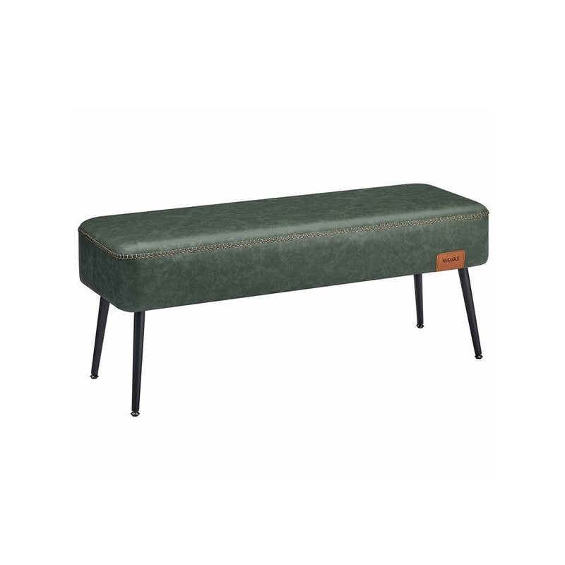 Songmics Home EKHO Collection Forest Green Synthetic Leather Bench S3