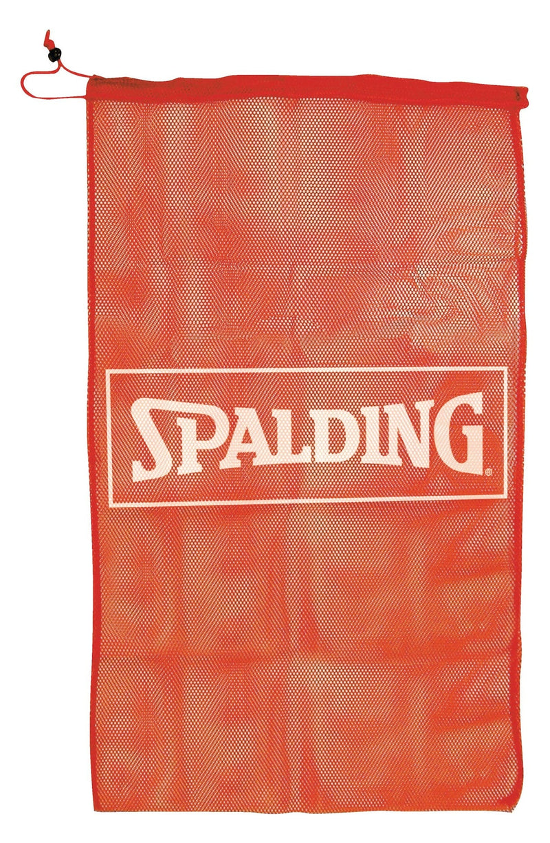 Spalding Mesh Sporting Equipment, Gear & Ball Bag with Drawstring E4
