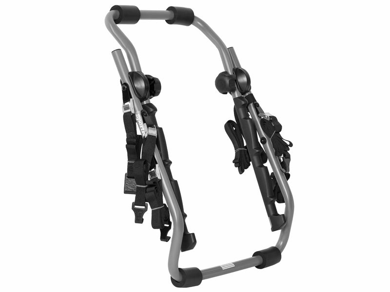 SportRack SR3162 Back-Up 3-Bike Trunk Mount Bike Rack with 6 Adjustable Straps, Granite Grey Q1
