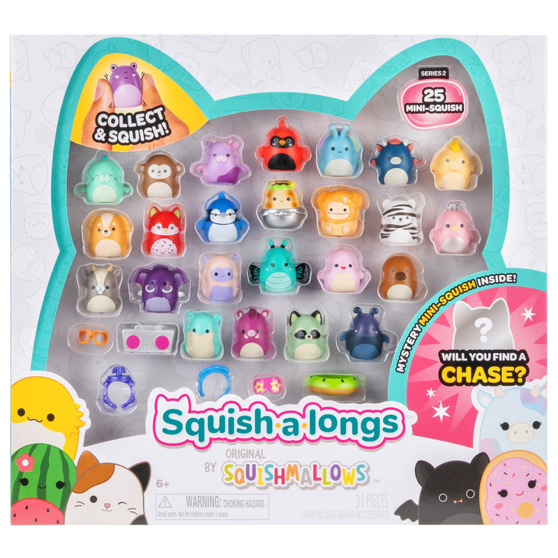 Squishmallows Squish A Longs Pack for Ages 3+, 25-pk M1