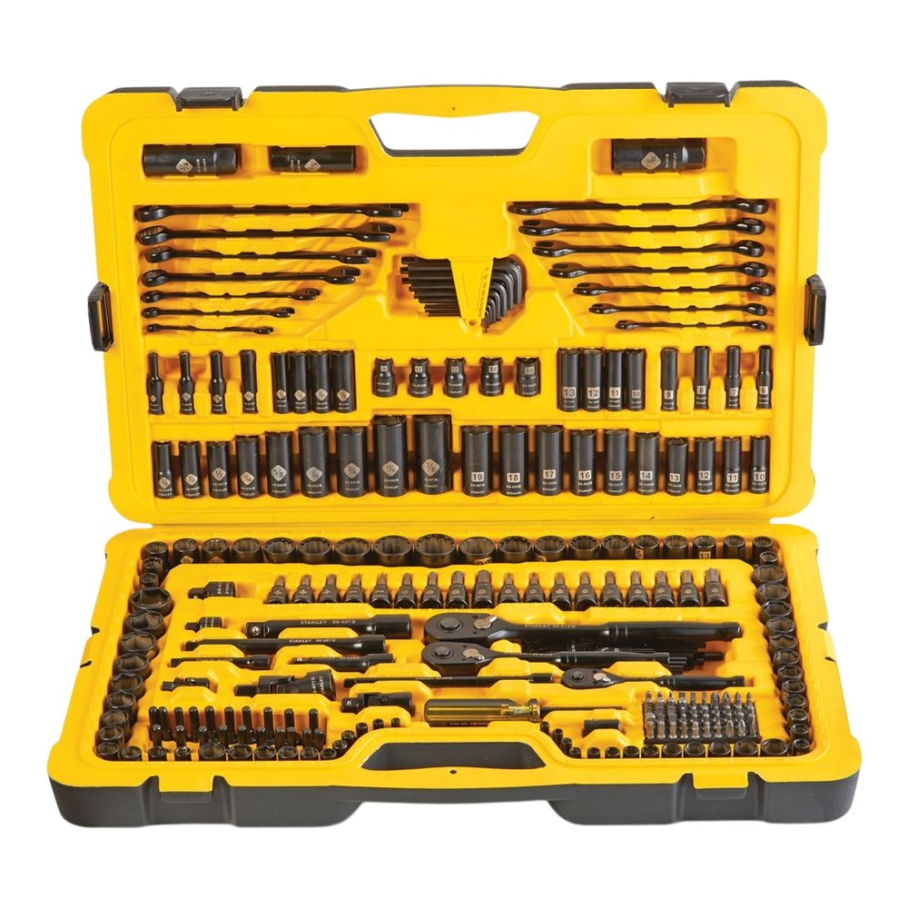 Stanley Professional Grade Black Chrome Socket Set, 274-pc, SAE/Metric