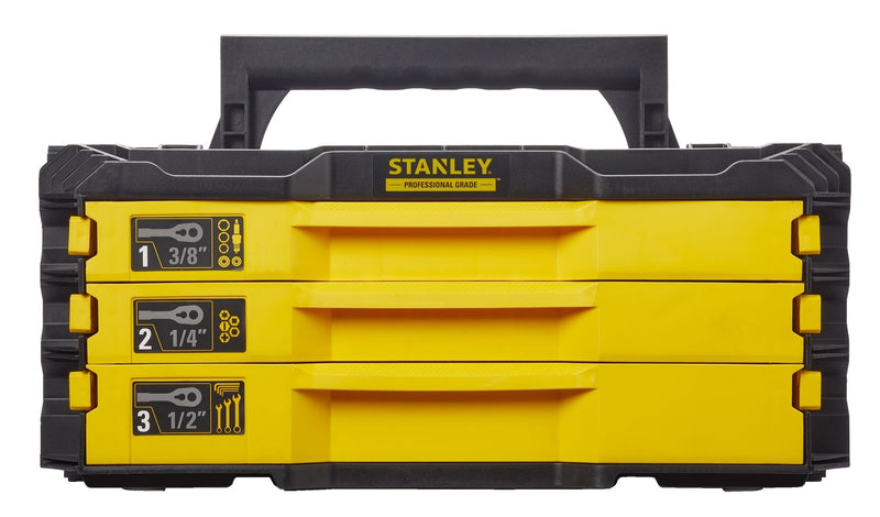 Stanley Professional Grade Black Chrome Socket Set, SAE/Metric, 236-pc C7