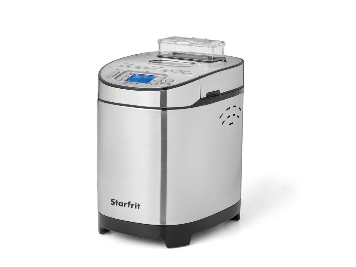 Starfrit Digital Display Breadmaker, Stainless Steel, 2-lb