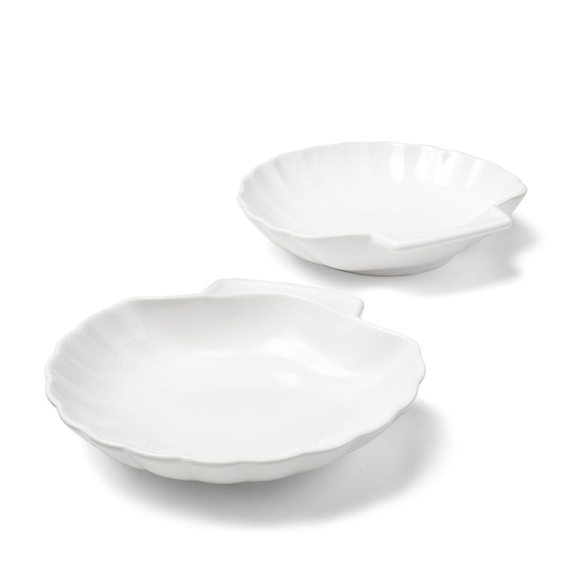 Starfrit Gourmet Bistro Shell Dishes, 2 Piece, White H6