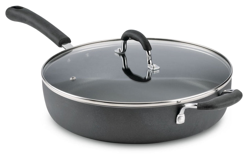 Starfrit Jumbo Cooker, Non-Stick, Dishwasher Safe, Black, 5qt L5
