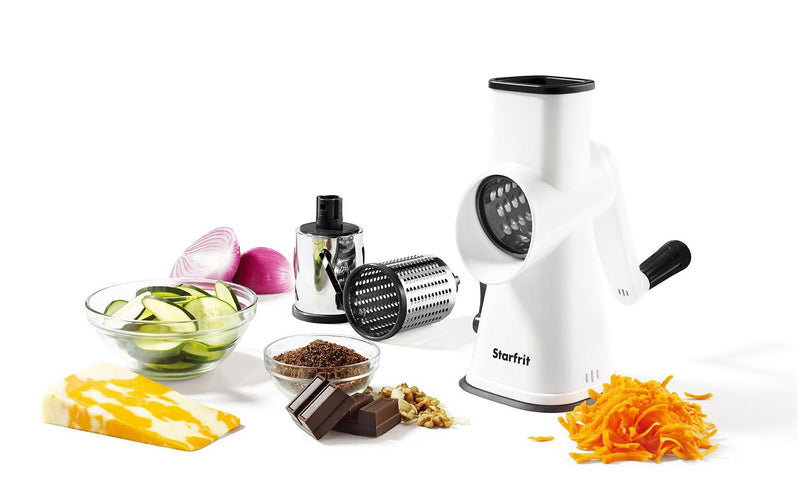 Starfrit Stainless Steel Drum Grater with Suction Cup Base M3