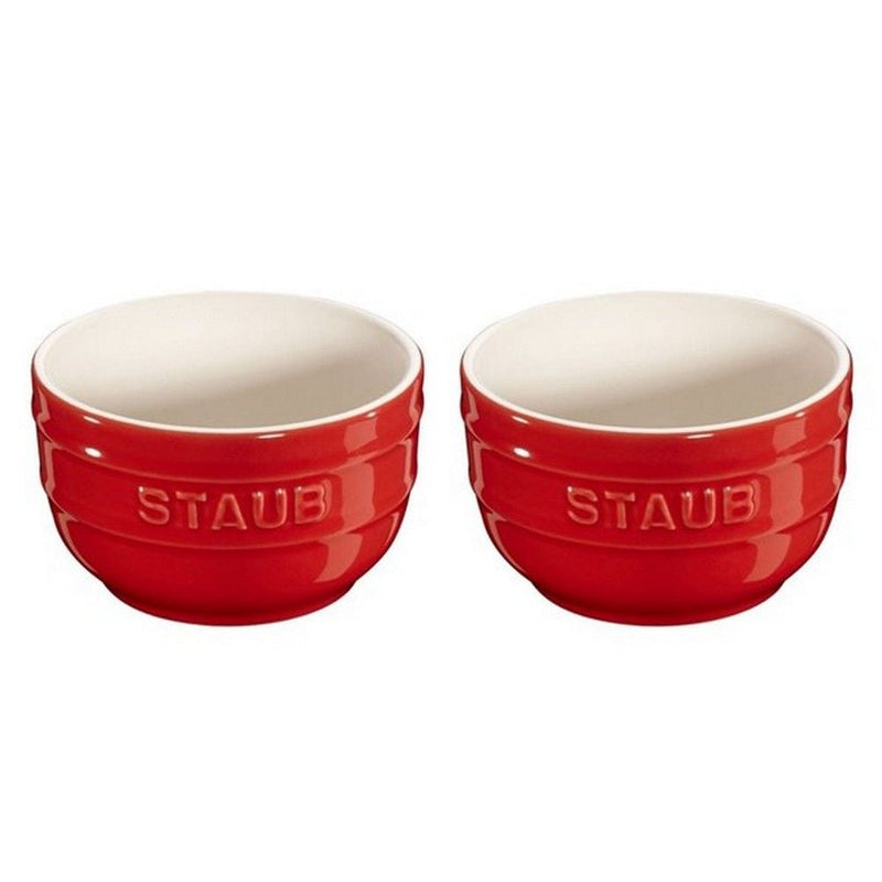 Staub 2piece Ramekin Set - Cherry A4