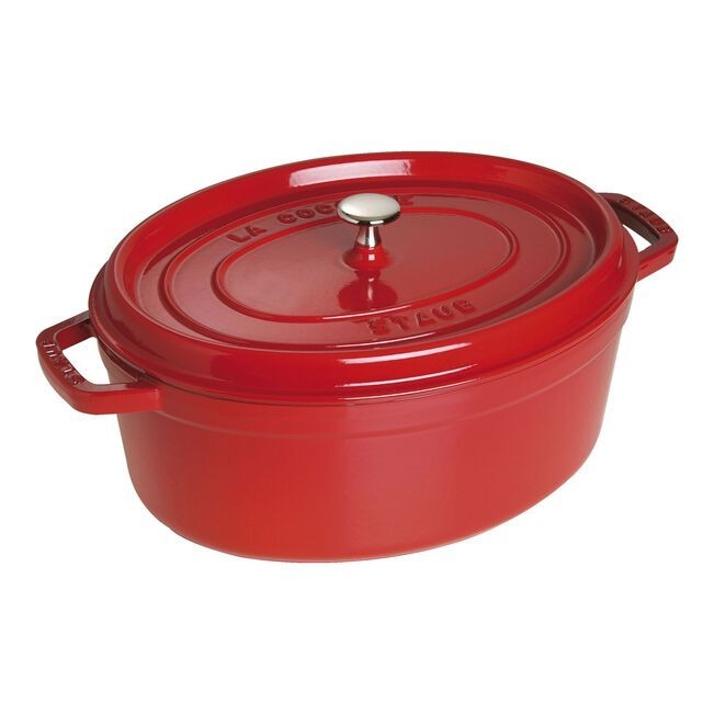 STAUB 5.5L / 5.75QT OVAL COCOTTE - CHERRY R4
