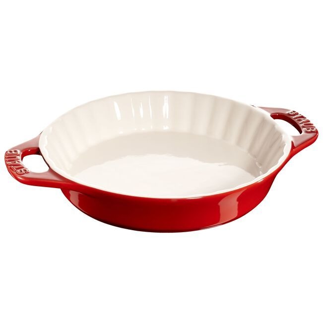 Staub 9 inch Pie Dish Cherry D8