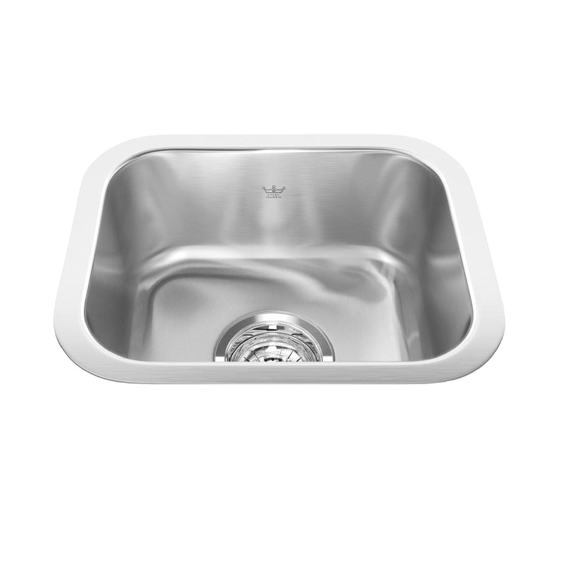 Steel Queen Single Stainless Steel Sink, 13.38x11-in M4