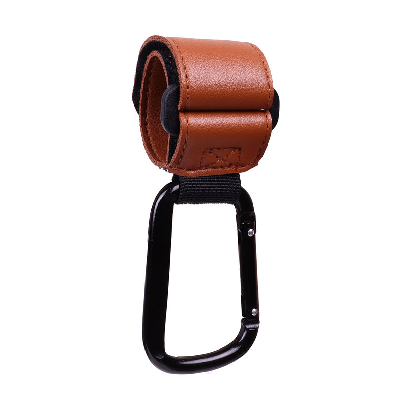 Stella and Finn Leather Aluminum Stroller Hook D3