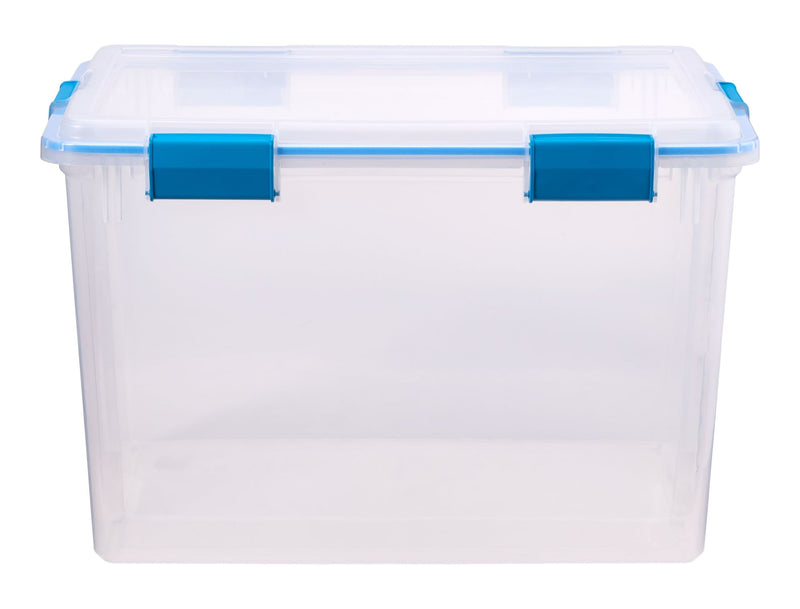 Sterilite Clear Storage Box with Gasketed Lid, 76-L A6