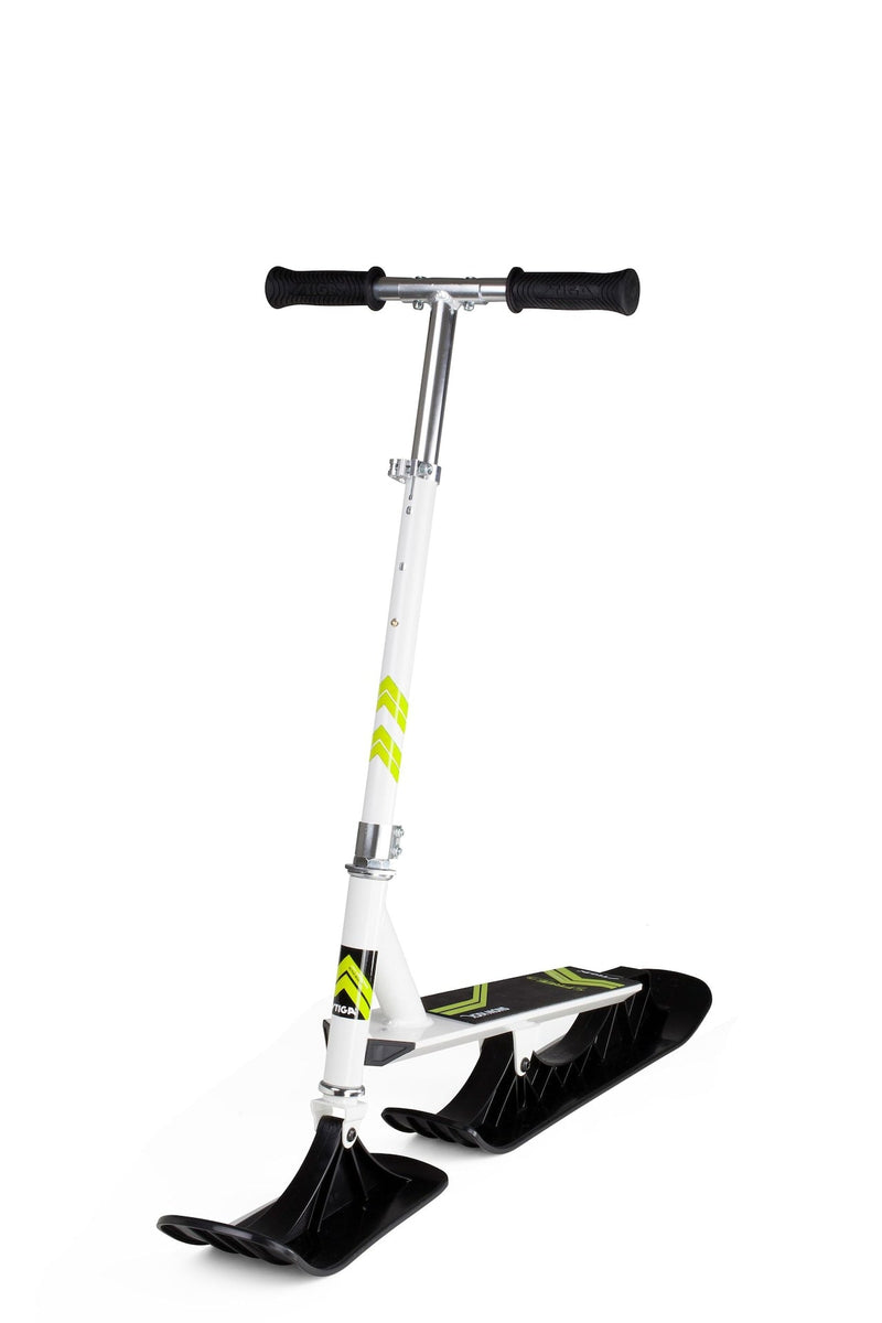 Stiga Snow Kick Free Kids' Winter Snow Ski Scooter with Height Adjustable Handle, Ages 7+ X4