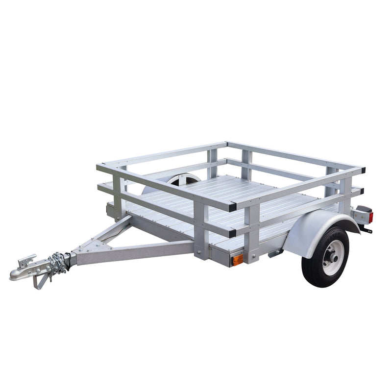 Stirling 4x4-ft Rail Side Galvalume Plus Stirling Kit Trailer E3