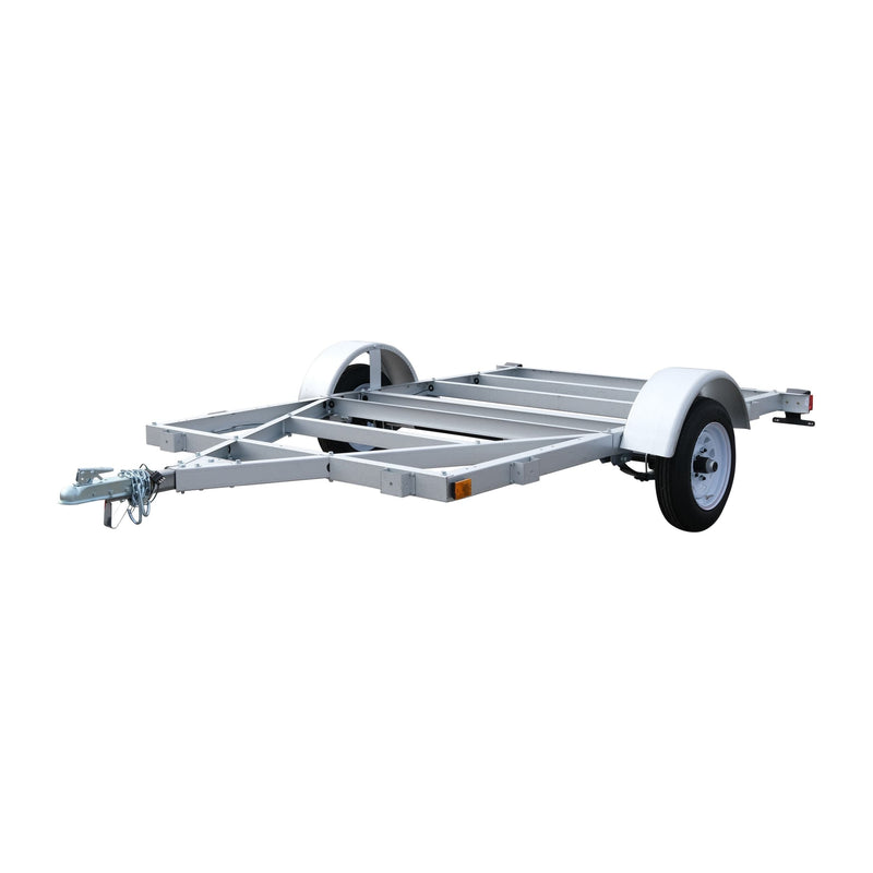 Stirling 5x8-ft Open Frame Galvalume Plus Stirling Kit Trailer N7