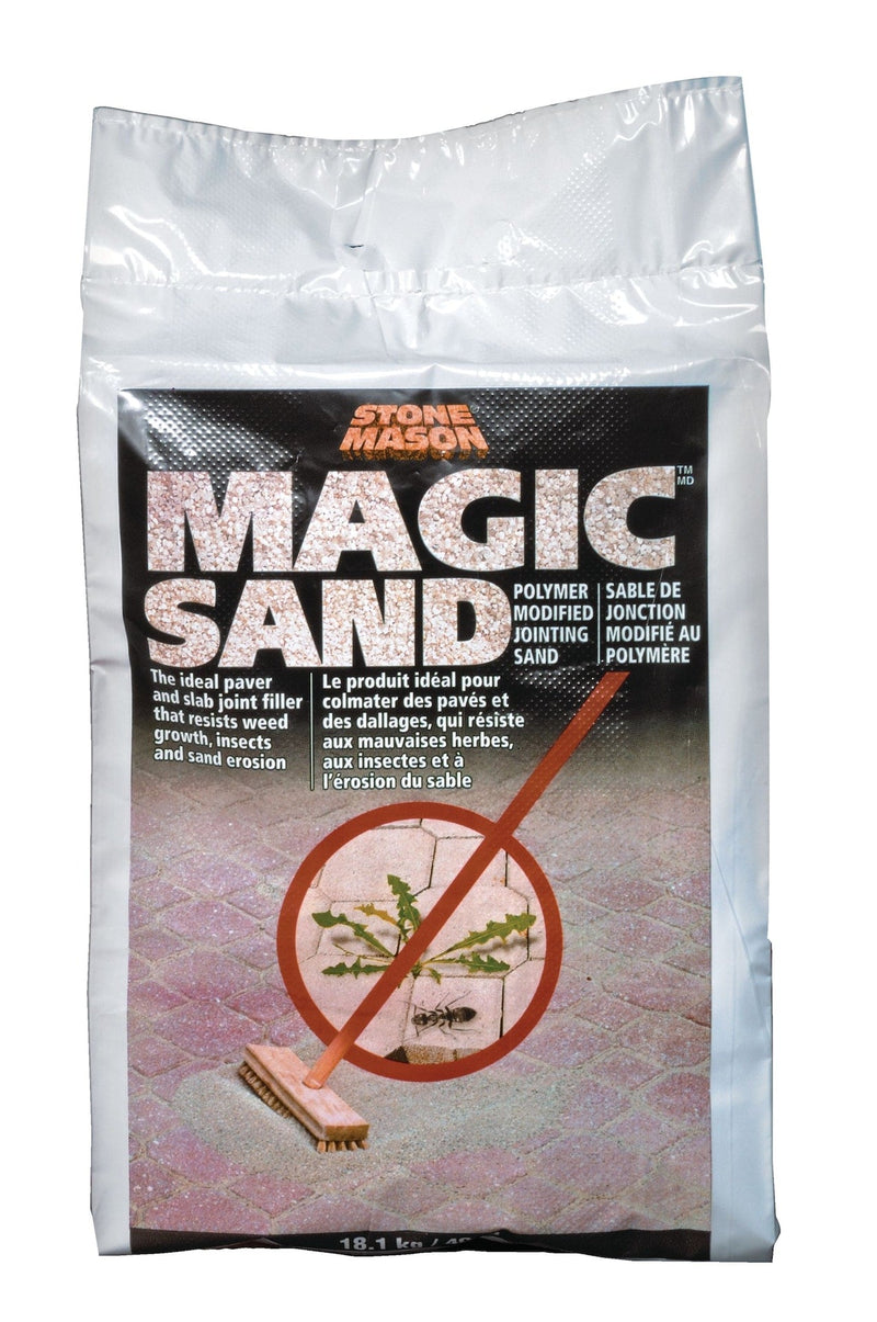 Stone Mason Magic Sand, Polymeric Paver Locking/Jointing Sand, Weed-Resistant, 18.1-kg C1