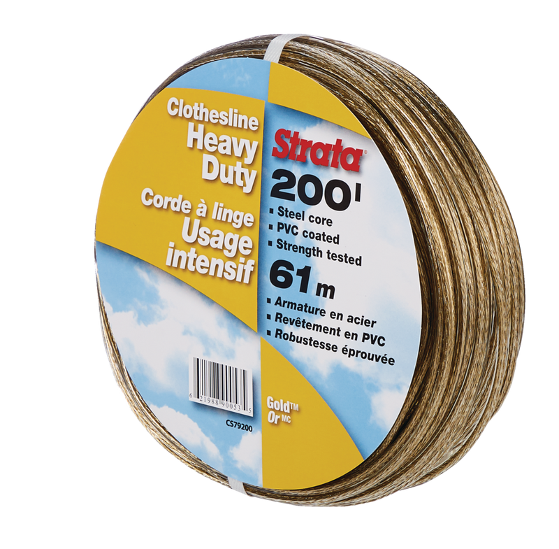 STRATA Gold Heavy Duty Clothesline, 200-ft V5