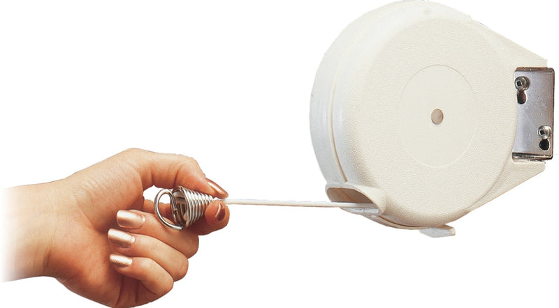 Strata Heavy Duty Retractable Clothesline for Indoor & Outdoor, 50-ft F9