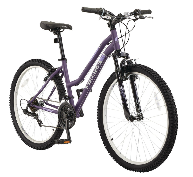 Stratus Phaser Hardtail Mountain Bike, 26-in Wheel, Purple G9