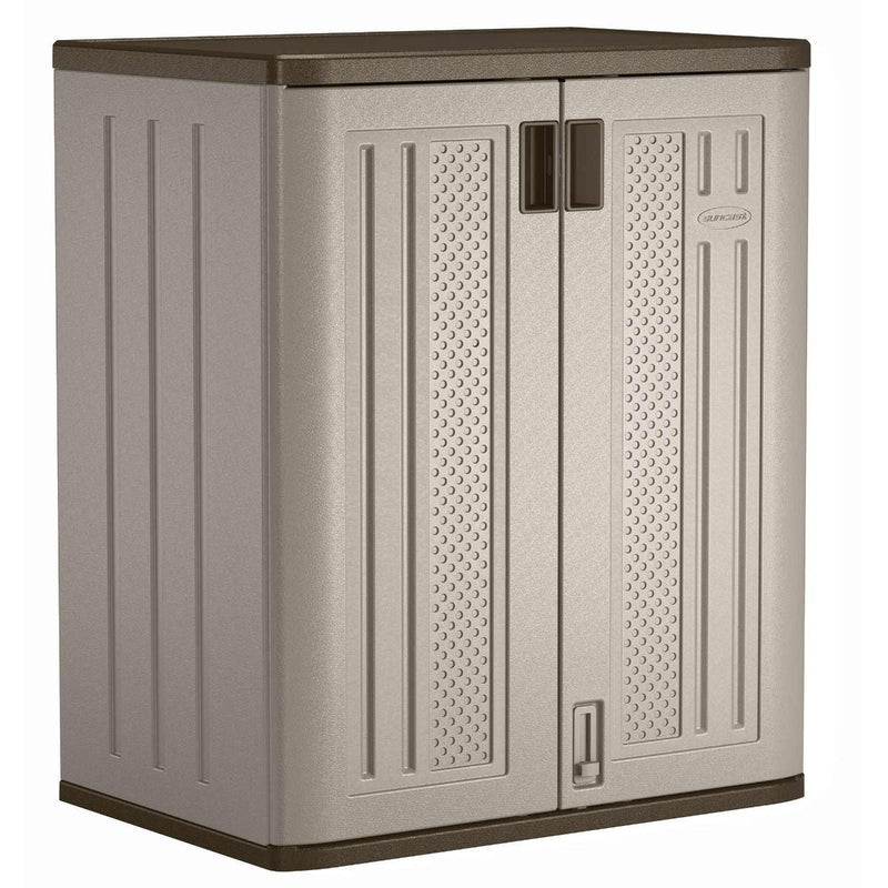 Suncast 2-Shelf Base Storage Cabinet, 75-lb Capacity Z5