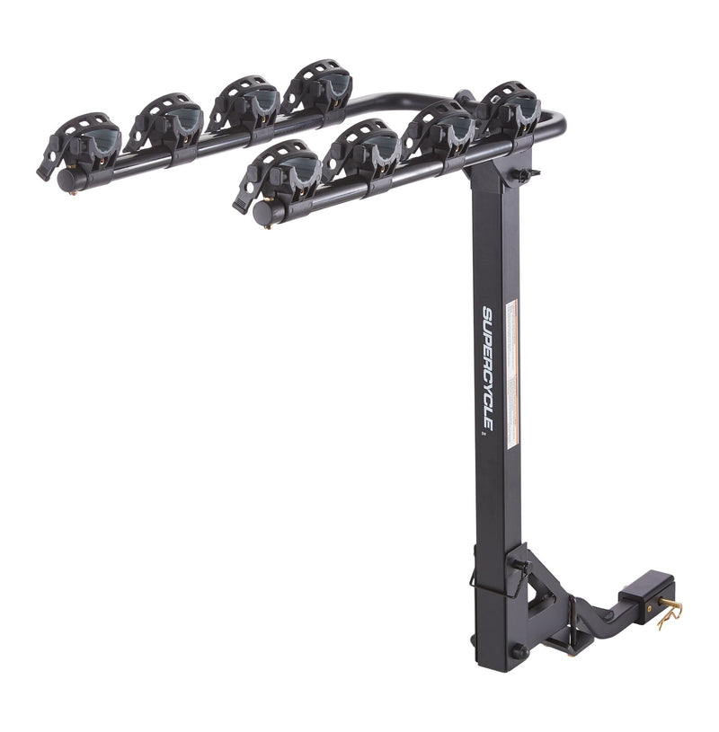 Supercycle Dual Arm Hitch Mounted Hanging Bike Carrier, 4-Bikes P3