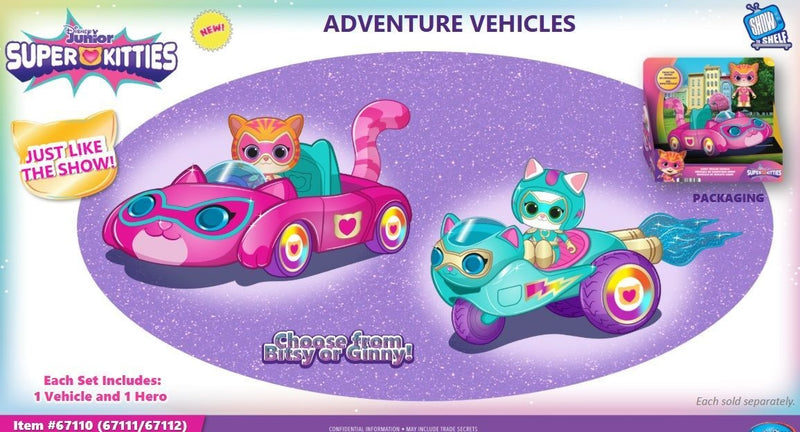 Superkitties Adventure Vehicles, Assorted Q8